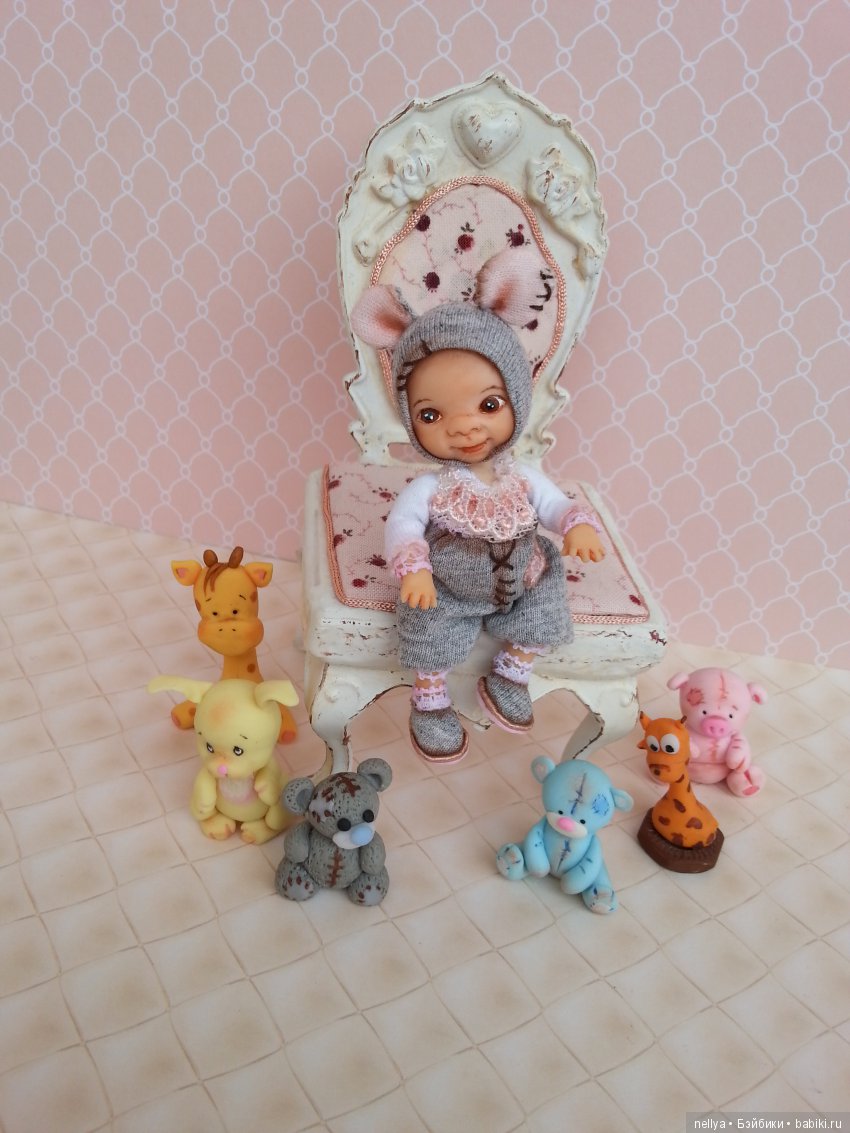 Мышультик — Авторские миниатюрные куклы: лепка