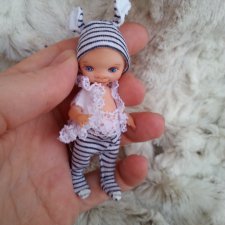 Зебряша, авторская кукла ручной работы