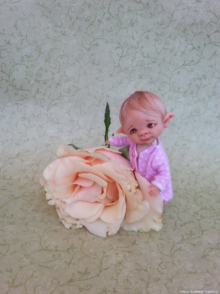 Малыши эльфики — Авторские миниатюрные куклы: лепка (фото 8)