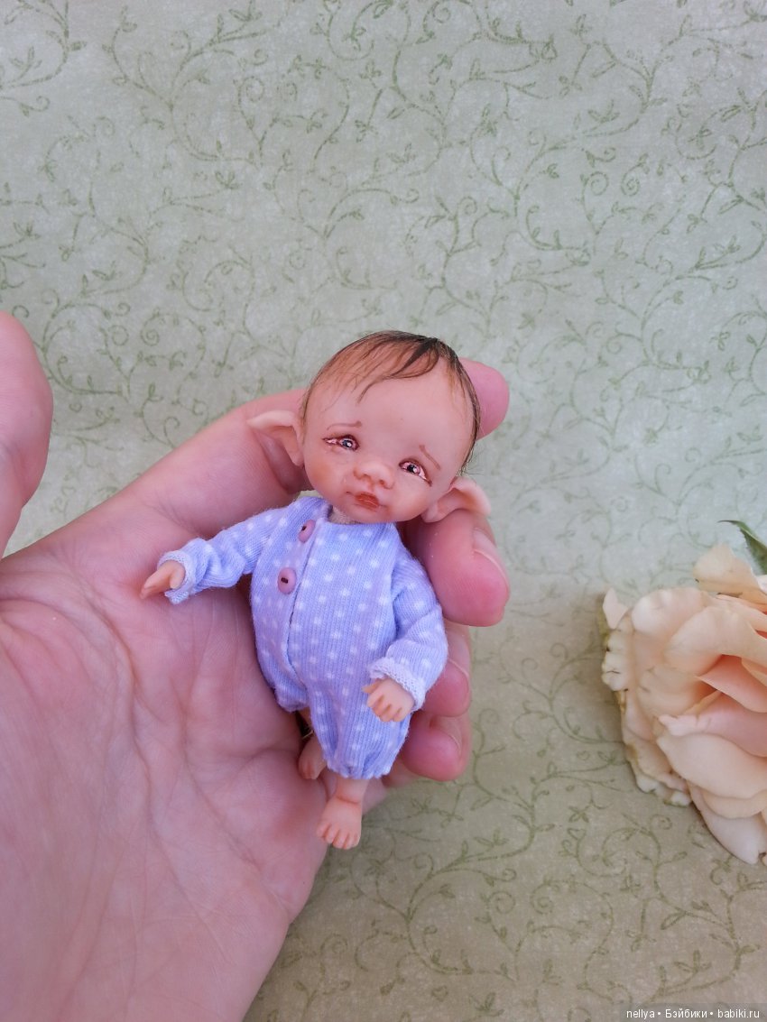 Малыши эльфики — Авторские миниатюрные куклы: лепка (фото 9)