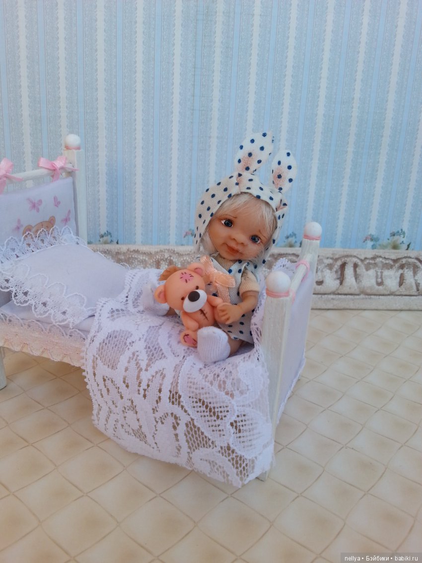 Крошка — Авторские миниатюрные куклы: лепка (фото 4)