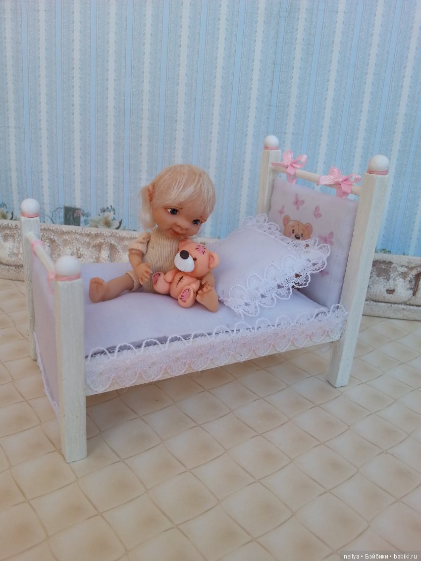 Крошка — Авторские миниатюрные куклы: лепка (фото 8)