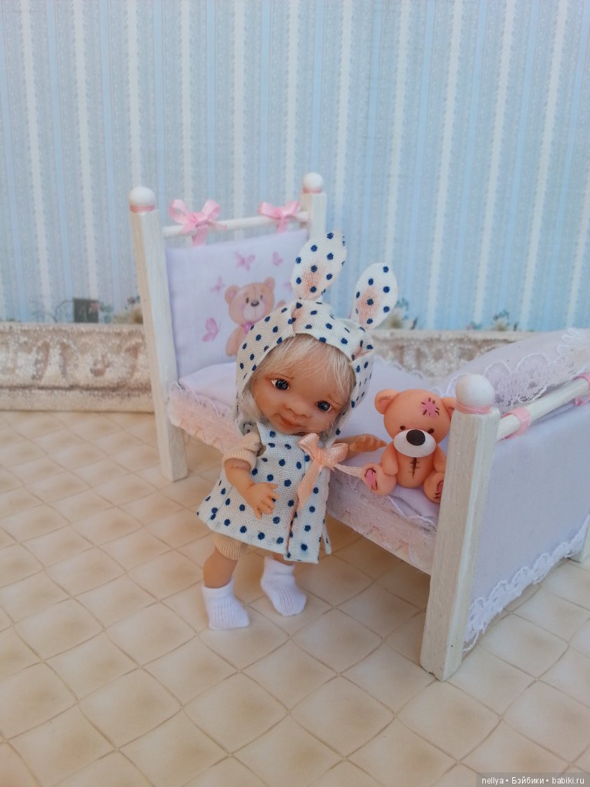 Крошка — Авторские миниатюрные куклы: лепка (фото 2)