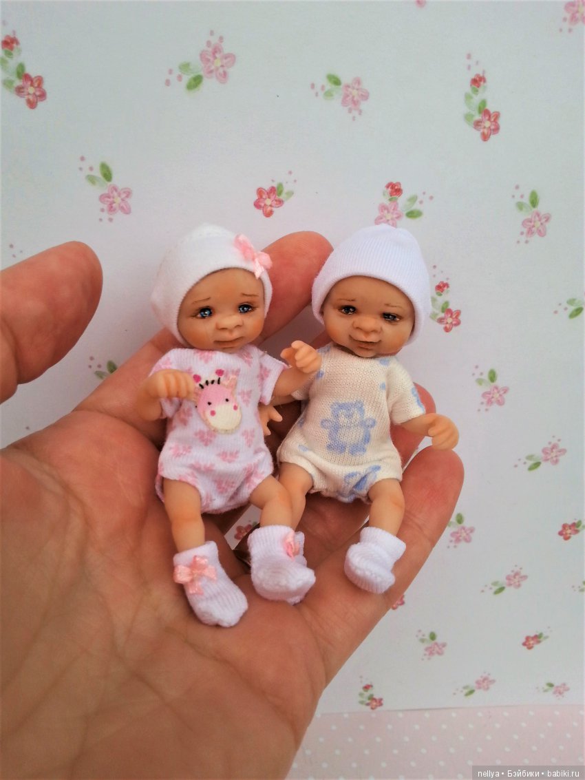 Новые кнопочки 7 см — Авторские миниатюрные куклы: лепка (фото 8)