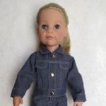 Мастер класс по пошиву джинсовой курточки для куклы