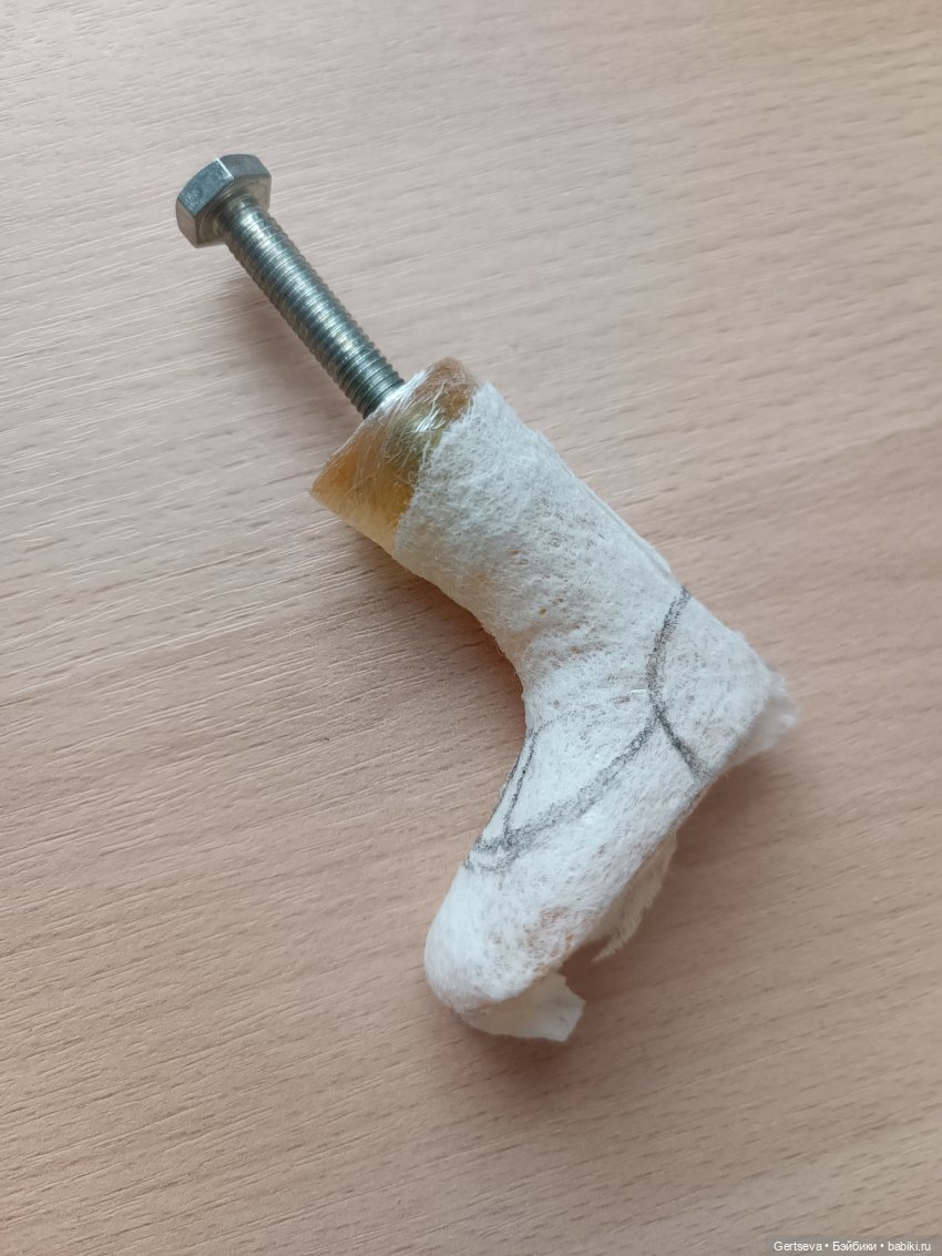 Туфельки на колодке, которую мы делали в предыдущем топике (фото 5)
