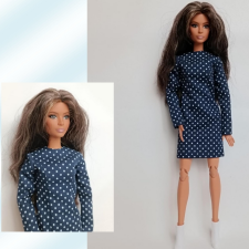 Выкройка платья с рукавами для Барби.