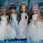 Великолепная четвёрка и Дед Мороз. Куклы Kaye Wiggs и Дедушка Мороз