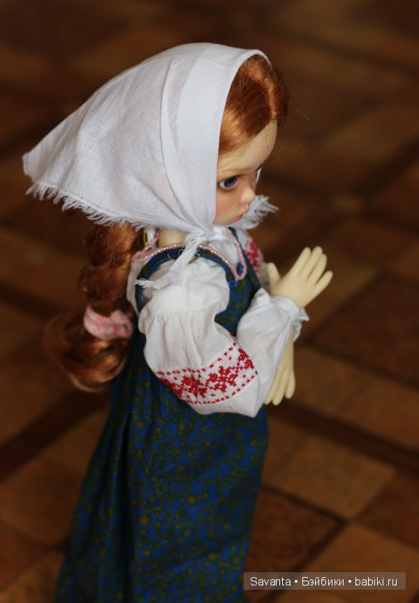 Русская кукла Грейси от Kaye Wiggs (фото 5)
