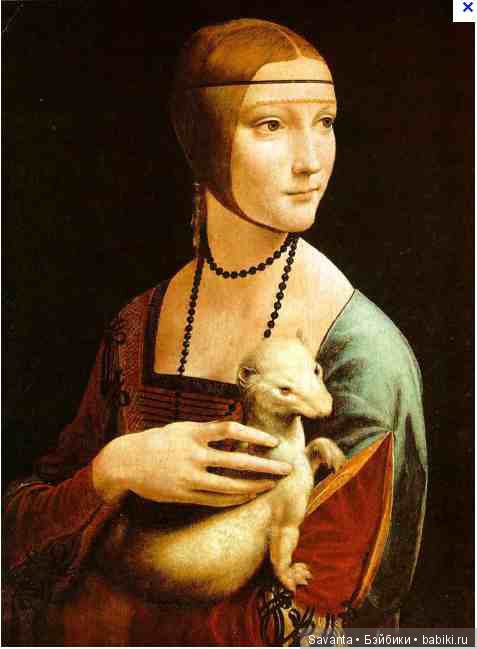 Дама с горностаем или Девочка с котом. Layla human by Kaye Wiggs (фото 3)