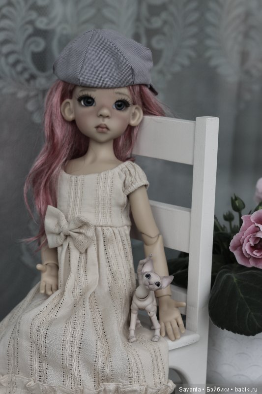 Дама с горностаем или Девочка с котом. Layla human by Kaye Wiggs (фото 5)