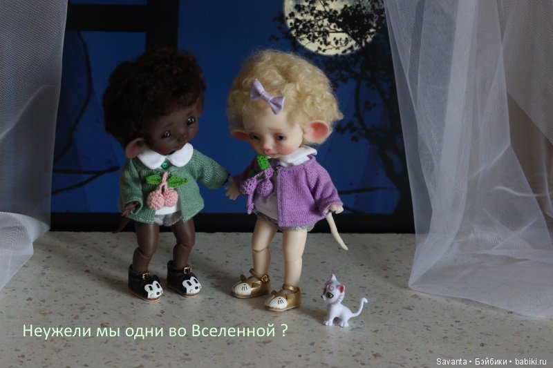 Мышки-малышки и Луна. Или однажды вечером (фото 4)