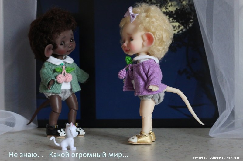 Мышки-малышки и Луна. Или однажды вечером (фото 3)