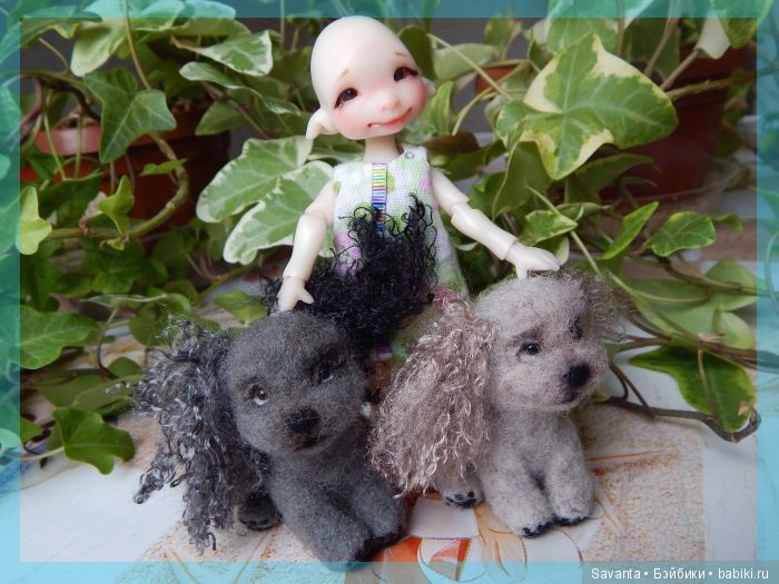 Крошка Сьюзи и её собаки — Куклы Circus Kane (Nefer Kane): французские BJD (БЖД) (фото 3)