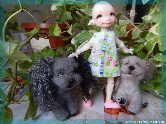 Крошка Сьюзи и её собаки — Куклы Circus Kane (Nefer Kane): французские BJD (БЖД) (фото 9)