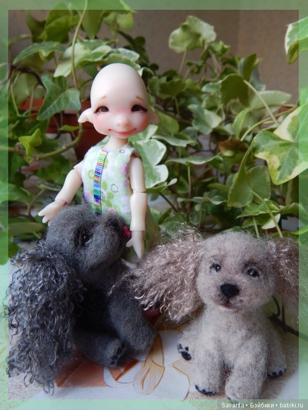 Крошка Сьюзи и её собаки — Куклы Circus Kane (Nefer Kane): французские BJD (БЖД) (фото 7)