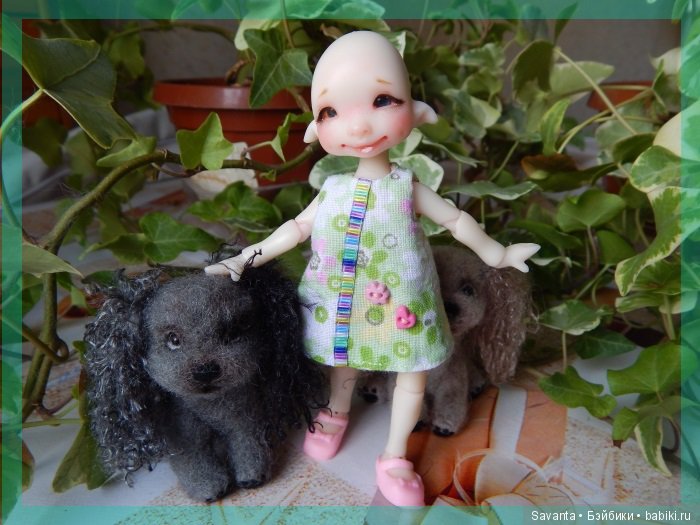 Крошка Сьюзи и её собаки — Куклы Circus Kane (Nefer Kane): французские BJD (БЖД) (фото 10)