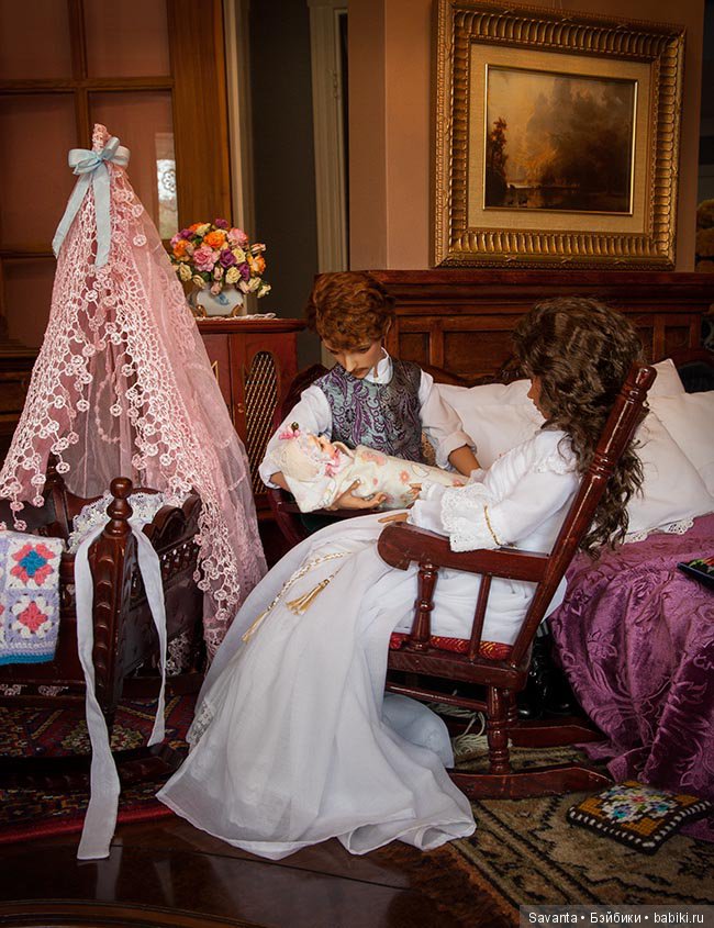 Кукольная семья. Куклы сестёр Марты и Мэриэнн (фото 5)