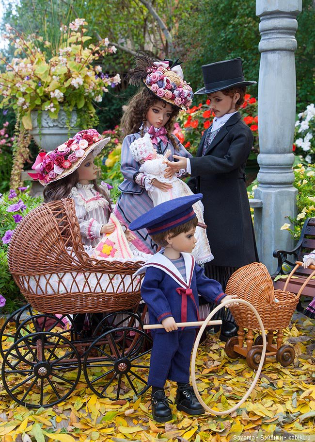 Кукольная семья. Куклы сестёр Марты и Мэриэнн