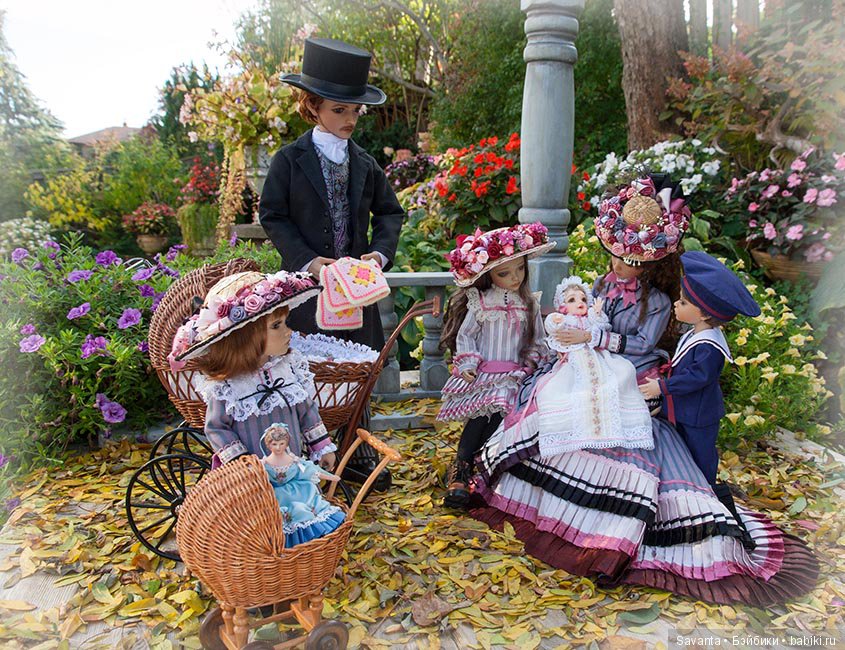 Кукольная семья. Куклы сестёр Марты и Мэриэнн
