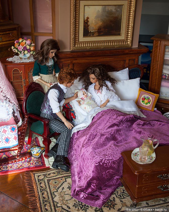 Кукольная семья. Куклы сестёр Марты и Мэриэнн