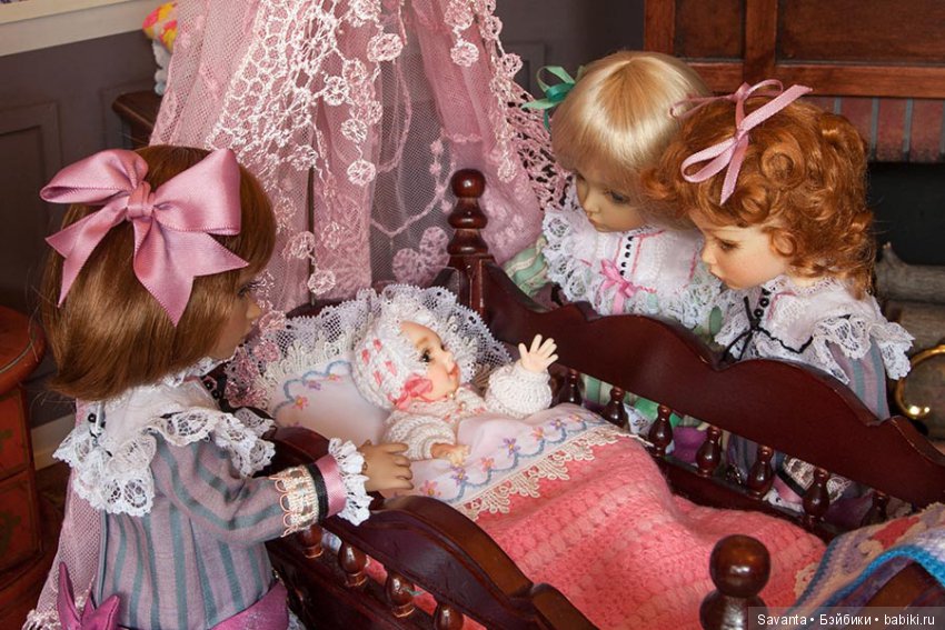Кукольная семья. Куклы сестёр Марты и Мэриэнн (фото 8)