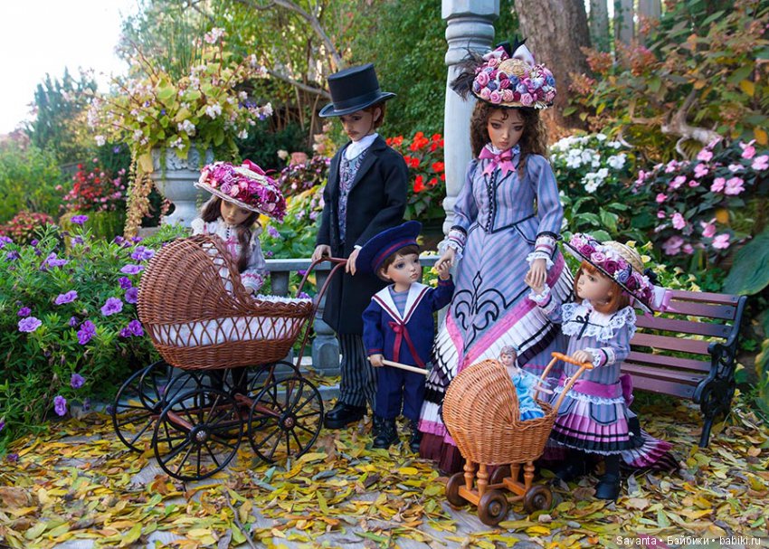 Кукольная семья. Куклы сестёр Марты и Мэриэнн