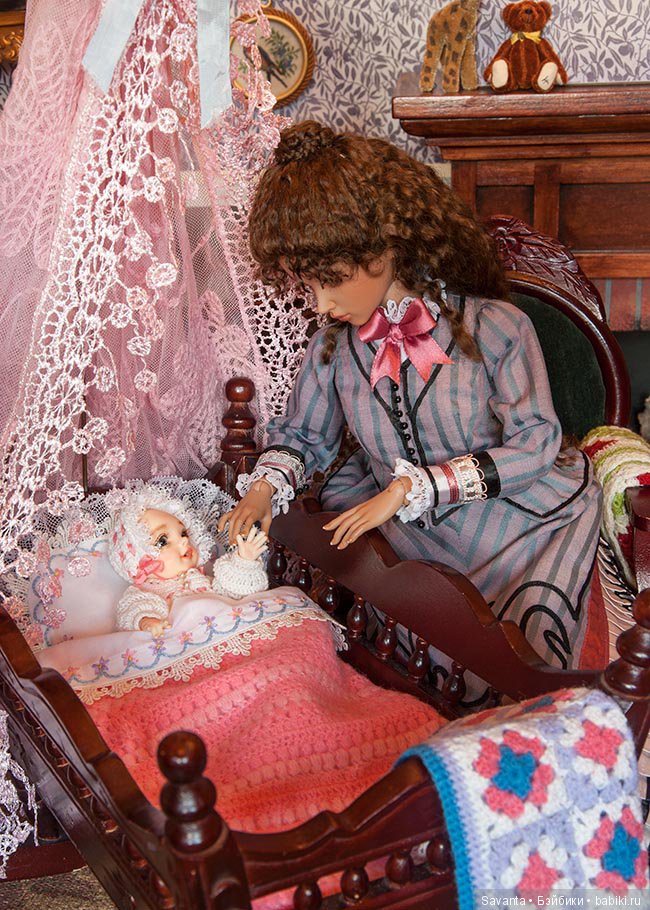 Кукольная семья. Куклы сестёр Марты и Мэриэнн (фото 7)