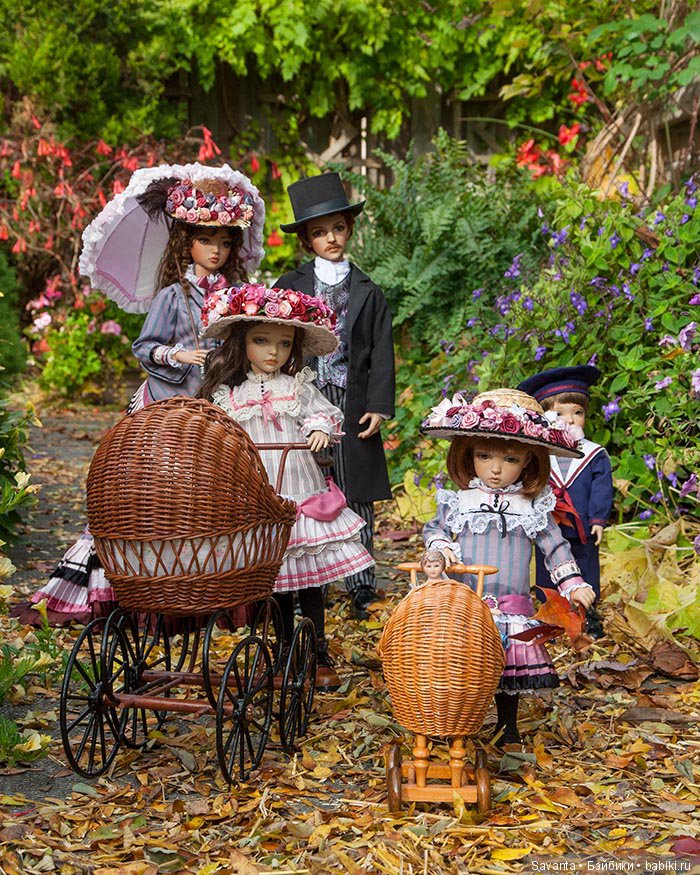 Кукольная семья. Куклы сестёр Марты и Мэриэнн