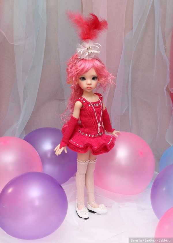 Розовая мечта о кабаре — Куклы Kaye Wiggs (Кайе Виггс): авторские BJD (БЖД) (фото 7)
