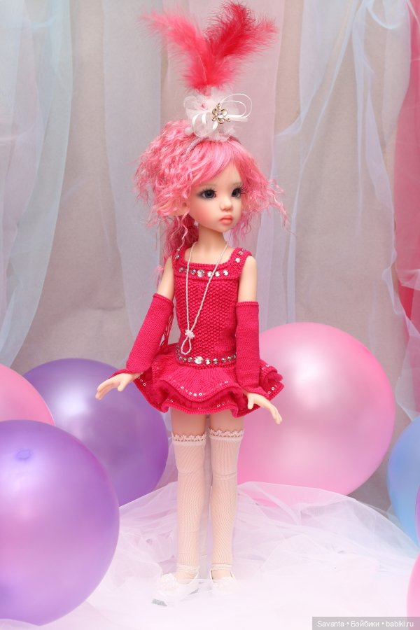 Розовая мечта о кабаре — Куклы Kaye Wiggs (Кайе Виггс): авторские BJD (БЖД) (фото 9)