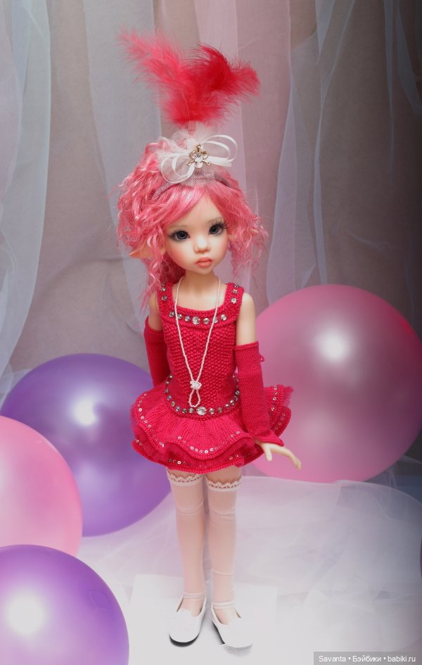 Розовая мечта о кабаре — Куклы Kaye Wiggs (Кайе Виггс): авторские BJD (БЖД) (фото 4)