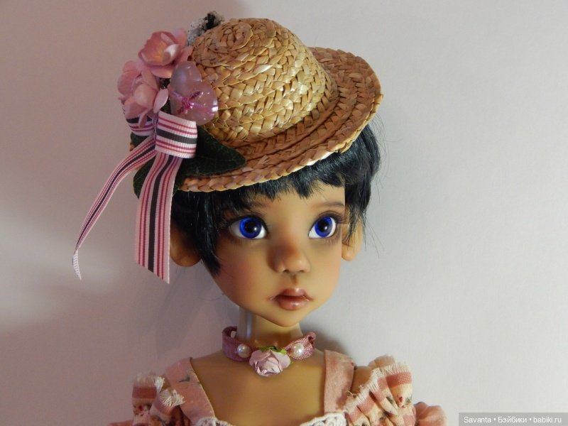 Хоуп и соломенная шляпка — Куклы Kaye Wiggs (Кайе Виггс): авторские BJD (БЖД) (фото 5)