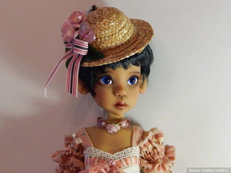 Хоуп и соломенная шляпка — Куклы Kaye Wiggs (Кайе Виггс): авторские BJD (БЖД)