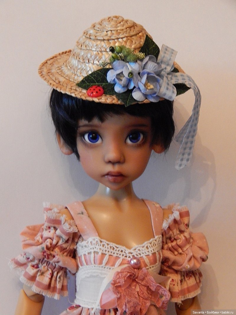 Хоуп и соломенная шляпка — Куклы Kaye Wiggs (Кайе Виггс): авторские BJD (БЖД) (фото 2)