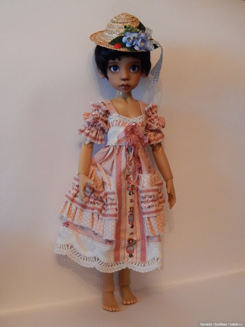 Хоуп и соломенная шляпка — Куклы Kaye Wiggs (Кайе Виггс): авторские BJD (БЖД) (фото 6)