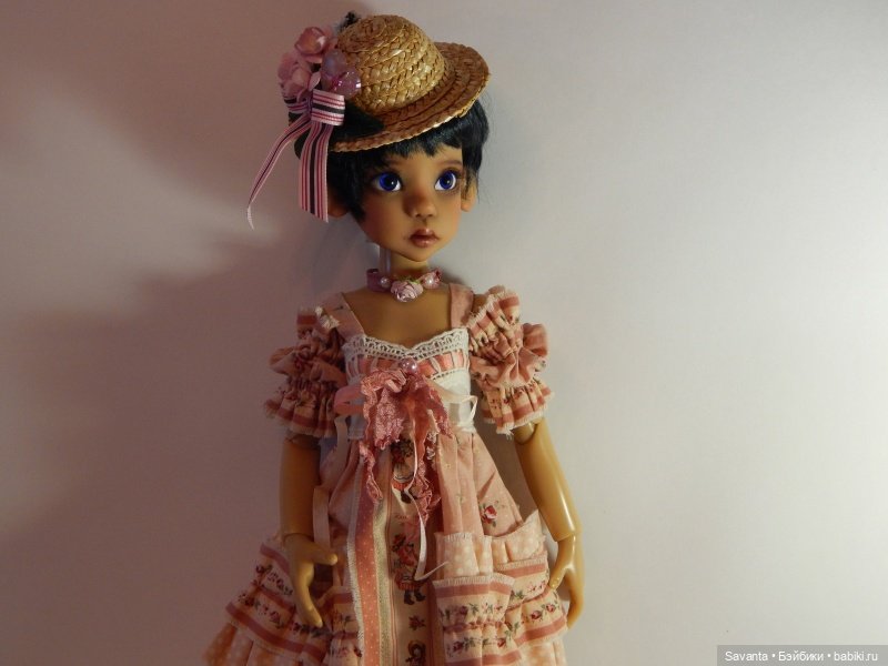 Хоуп и соломенная шляпка — Куклы Kaye Wiggs (Кайе Виггс): авторские BJD (БЖД) (фото 4)