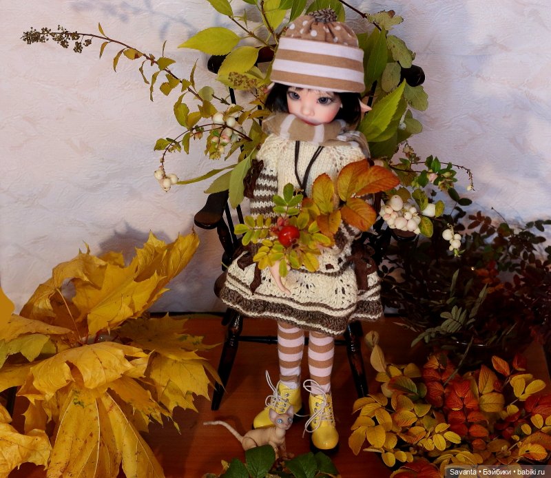 Осенняя пора, очей очарованье. И кукла Лариса от Кае Вигс (фото 3)