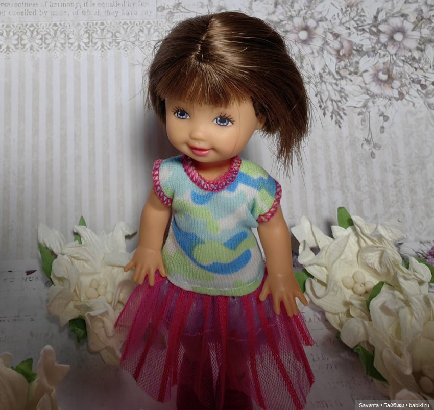 Келли, милые цветочки — Куклы Kelly (Келли): Сестра Барби