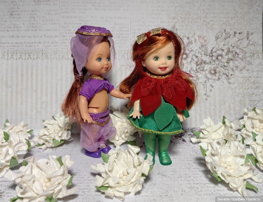 Келли, милые цветочки — Куклы Kelly (Келли): Сестра Барби