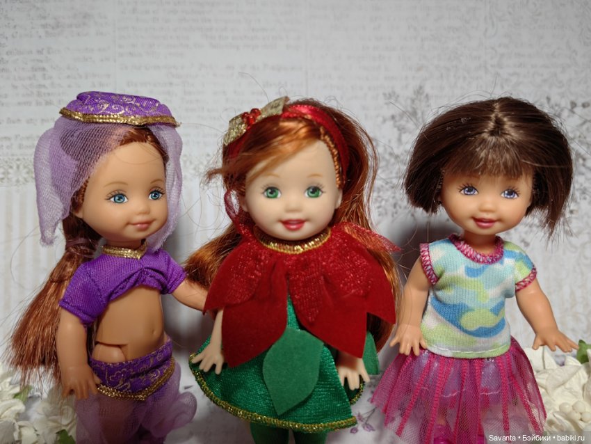 Келли, милые цветочки — Куклы Kelly (Келли): Сестра Барби