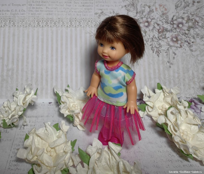 Келли, милые цветочки — Куклы Kelly (Келли): Сестра Барби