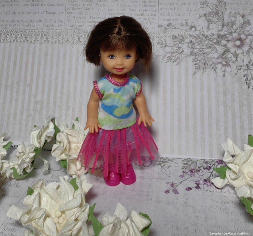 Келли, милые цветочки — Куклы Kelly (Келли): Сестра Барби