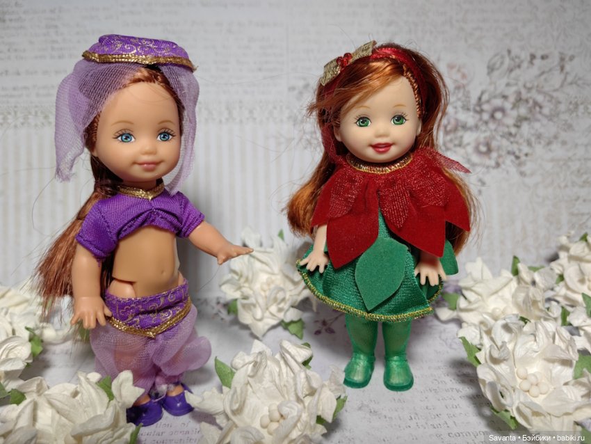 Келли, милые цветочки — Куклы Kelly (Келли): Сестра Барби
