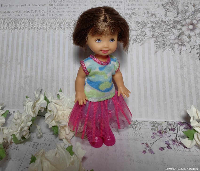 Келли, милые цветочки — Куклы Kelly (Келли): Сестра Барби