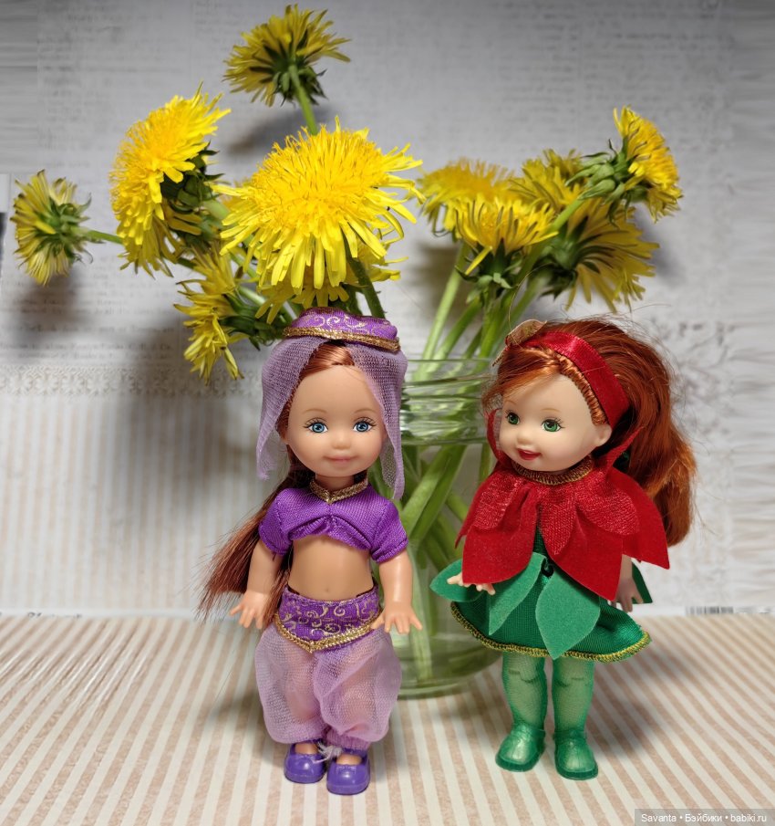 Одуванчики, Жасмин и Пуансетия. Цветики цветочки