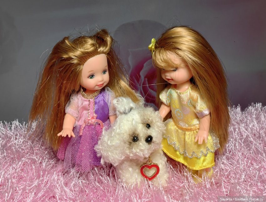 Куколки малышки Келли. Розовое