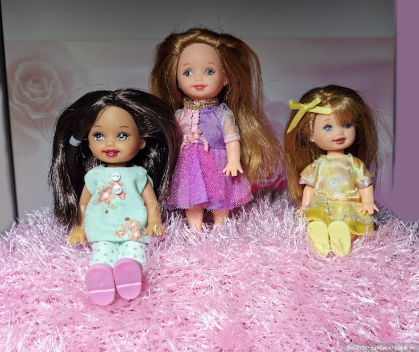 Куколки малышки Келли. Розовое