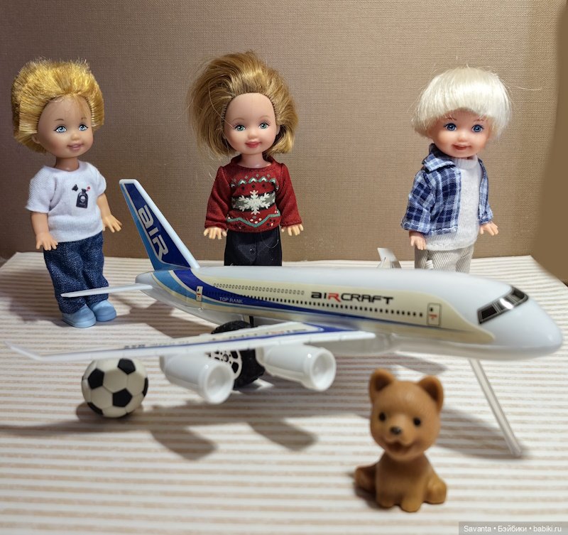 Мои мальчики и самолёт — Куклы Kelly (Келли): Сестра Барби
