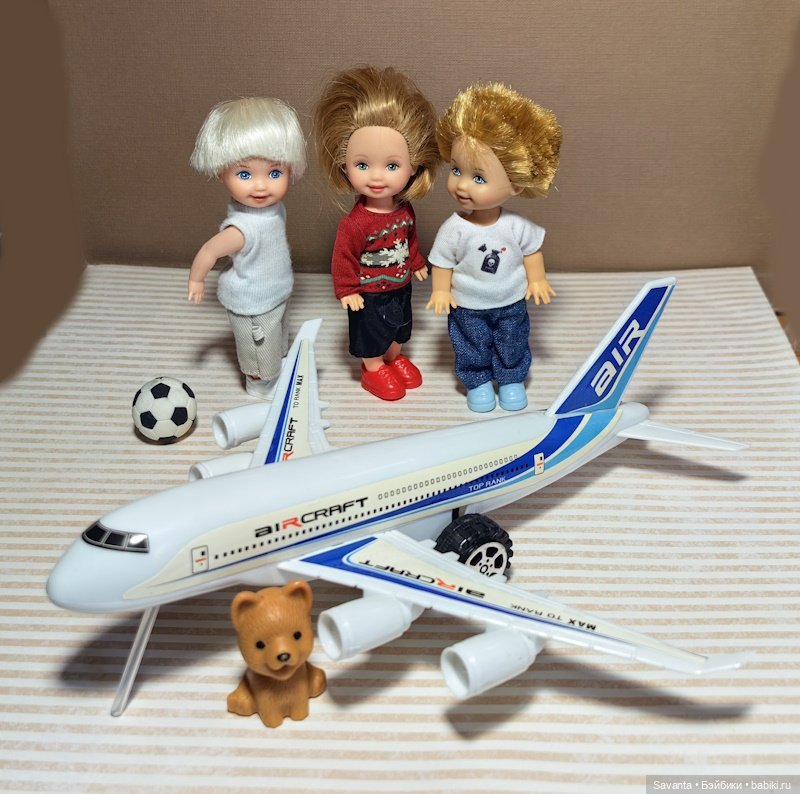 Мои мальчики и самолёт — Куклы Kelly (Келли): Сестра Барби (фото 5)